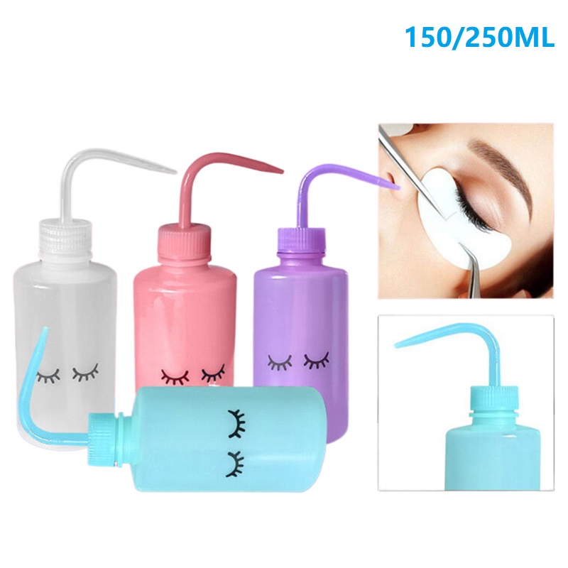 Eyelash Extension Wash - 150/250 ミリリットル水噴霧ボトル安全リンスボトル散水ツールプラスチックスクイーズ洗浄ボトルまつげエクステンションタトゥー用