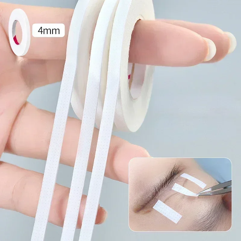 Eyelash Extension Adhesive - 4MMまつげリフトテープ通気性医療用紙テープまつげエクステンションリントホワイトテープアイつけまつげステッカーツール