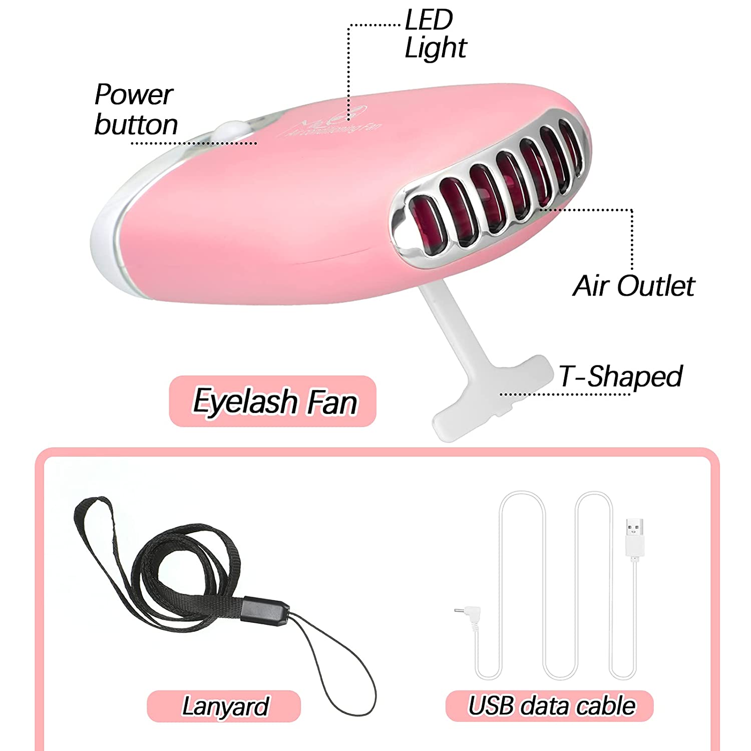 3 in 1 USB 空調ラッシュファンドライヤーラッシュシ - Eyelash Extension Wash のレビューと価格