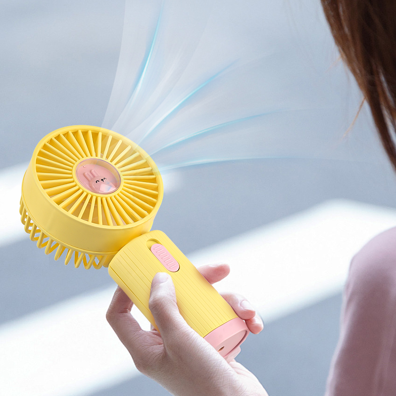 かわいいミニハンディファン、USB充電式ポータブルまつげドラ - Eyelash Extension Adhesive のレビューと価格