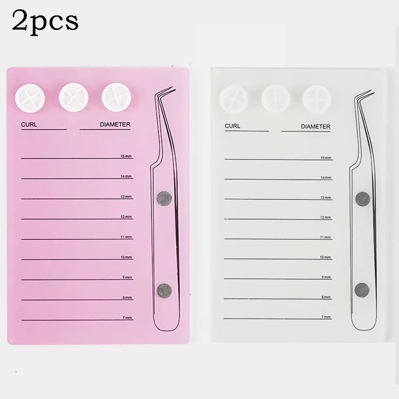 アクリル製まつげホルダー、つけまつげトレイ、ディスプレイボー - Eyelash Extension Menu のレビューと価格