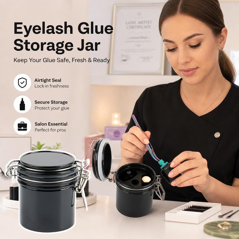 まつげグルー保存タンク 密閉容器 活性炭防湿 まつげエクステ - Eyelash Extension Double Lash のレビューと価格