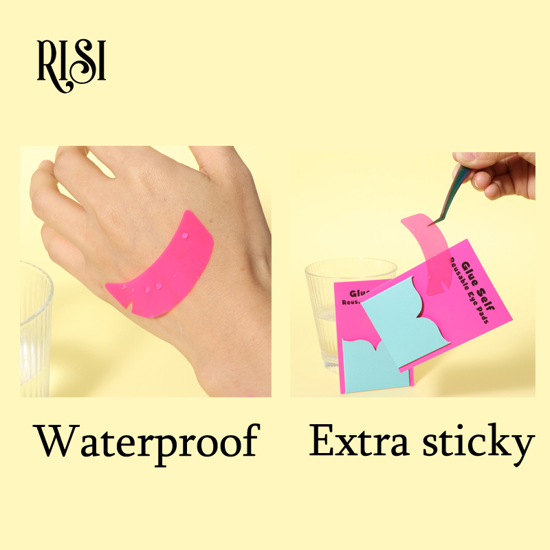 RISI 超粘着シリコーンアイパッド再利用可能なアイパッチま - Eyelash Extension Adhesive のレビューと価格