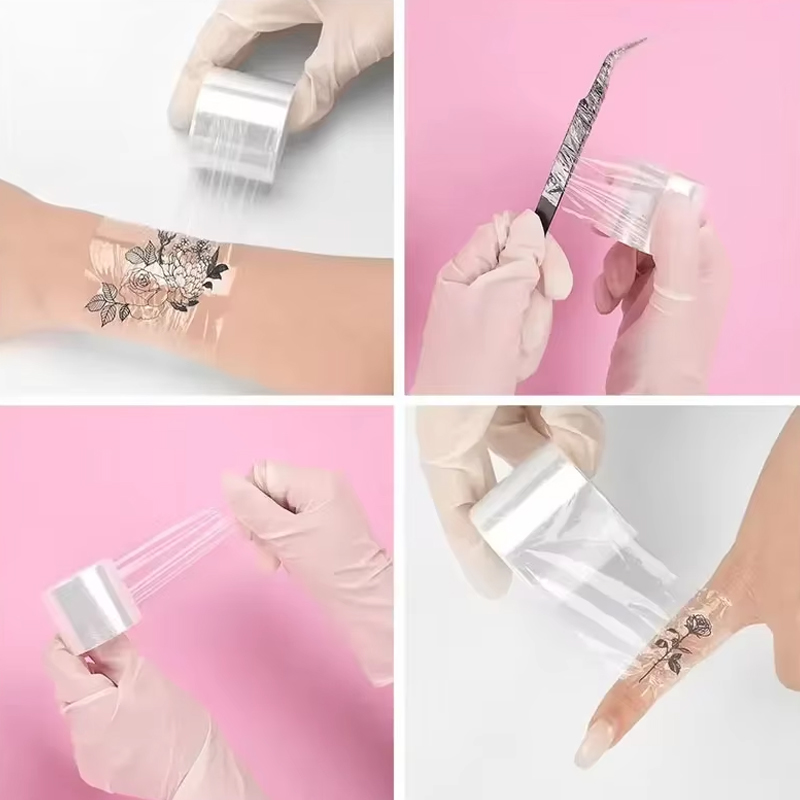 200 メートル/ロールクリアメイクアップフィルムリップ眉毛 - Eyelash Extension Double Lash のレビューと価格