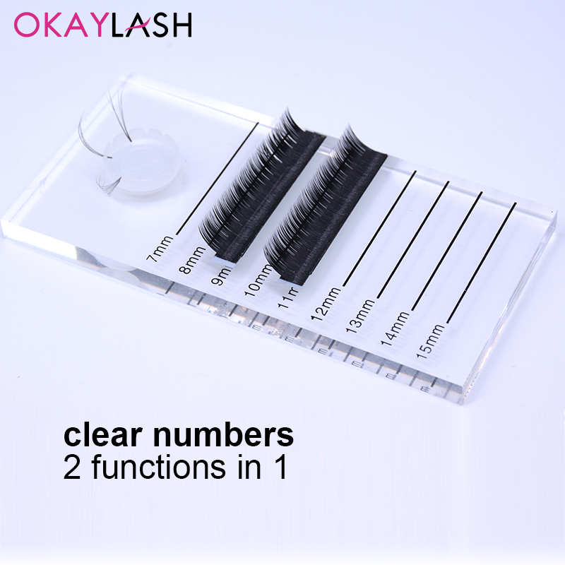 クリアクリスタルまつげエクステンションスケールボードマークパ - Eyelash Extension Menu のレビューと価格