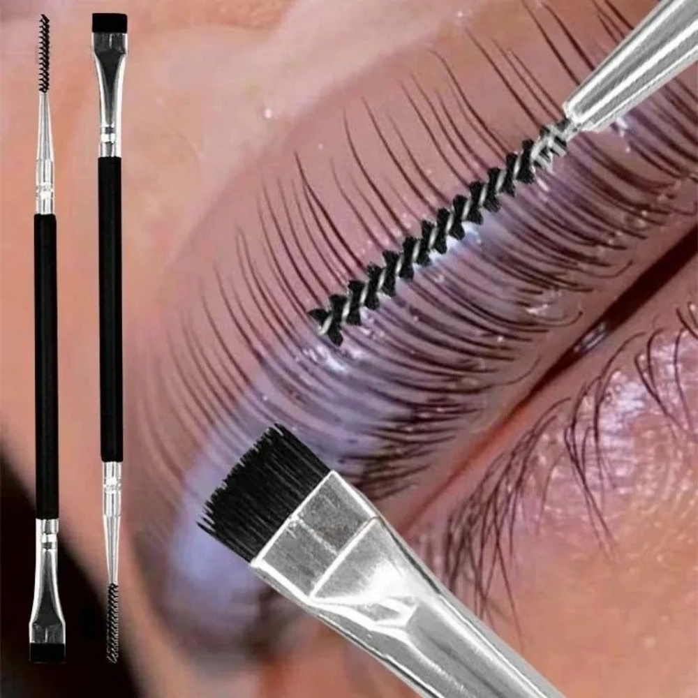 ダブルヘッドまつげパーマリフティングブラシ ポータブルラミネ - Eyelash Extension Double Lash のレビューと価格