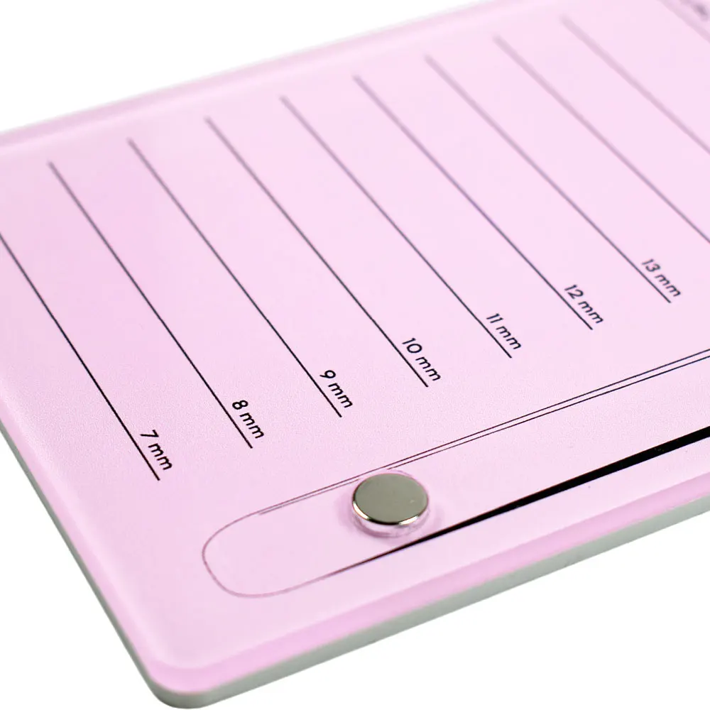 接着剤付きの磁性アクリルまつげボード,アイメイク,パレットス - Eyelash Extension Menu のレビューと価格
